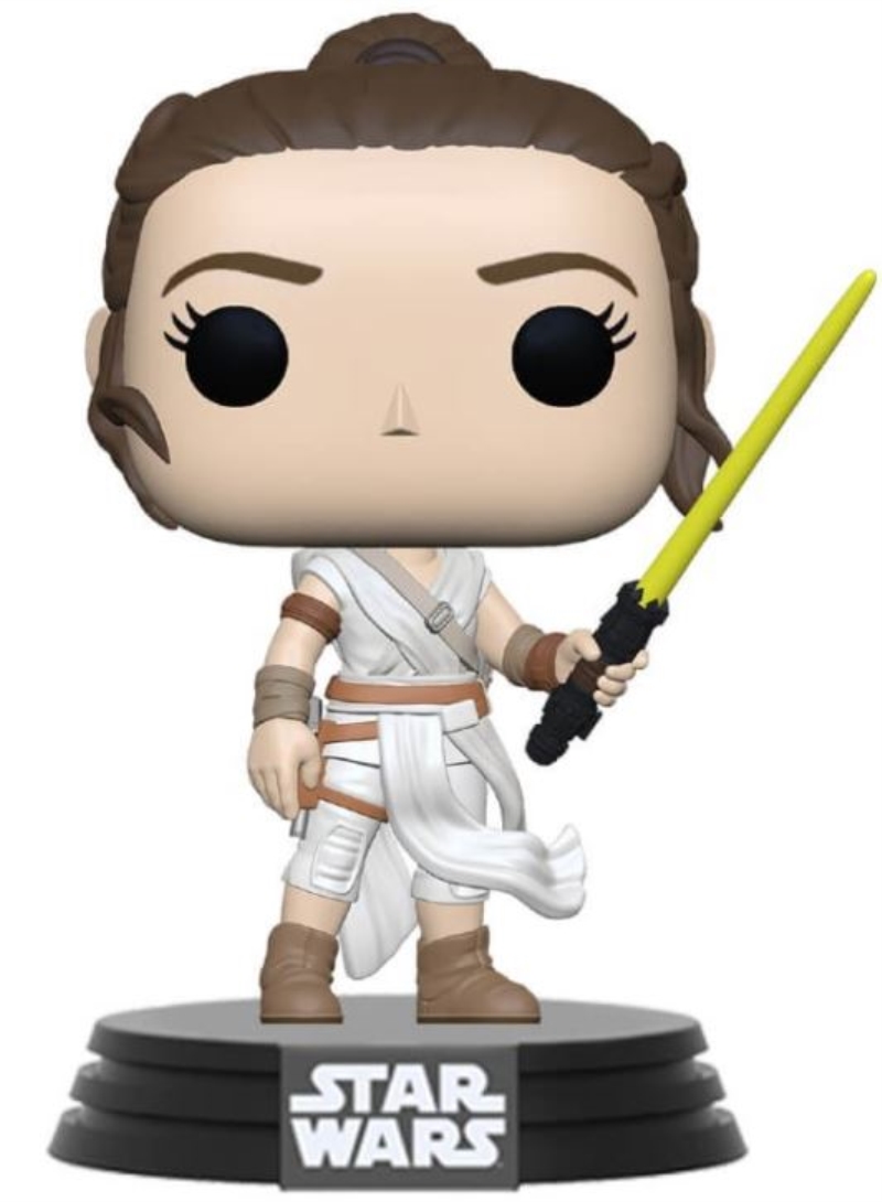 FUNKO ACTION FIGURES FUNKO POP STAR WARS EP 9: REY W/ YELLOW SABER FUNKO ACTION FIGURES FUNKO POP STAR WARS EP 9: REY W/ YELLOW SABER